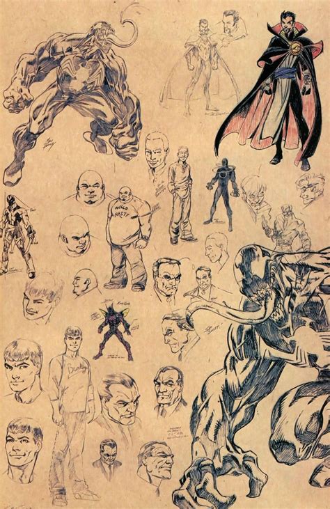 Mark Bagley Marvel Artwork Comics Artwork Superhero Sketches