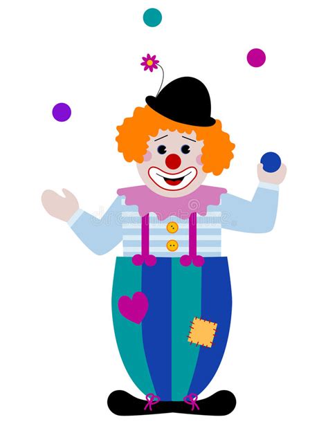 Juggling Clown Stock Vector Illustration Of Birthday 3343888