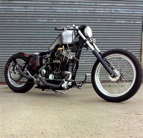 Bobber choppers are distinguished from regular choppers because their fenders have either been shortened or entirely removed. Griese Metal Works 1974 Ironhead Chopper Bobber Custom ...