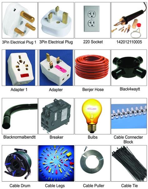List Of Electrical Materials For House Wiring
