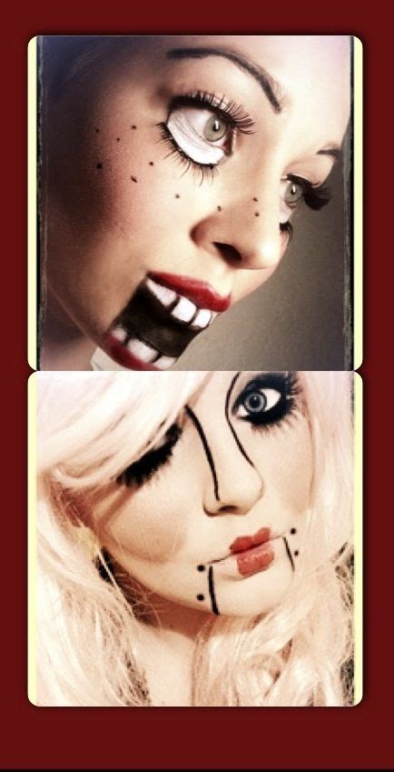 Ventriloquist Doll Make Up Halloween Doll Costume Costume Makeup Up