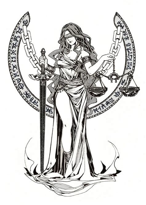 Image Result For Justice Goddess Justice Tattoo Themis Tattoo
