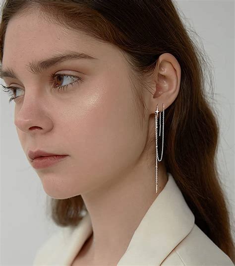 The 21 Best Threader Earrings To Buy In 2021 Who What Wear