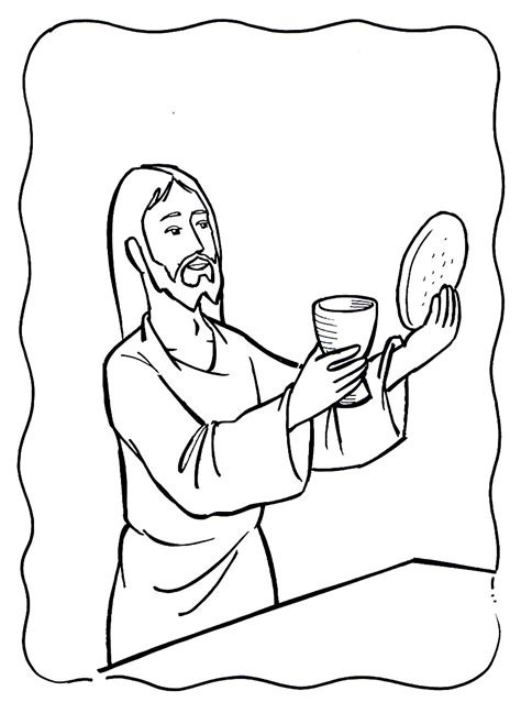 16 Lord S Supper Coloring Pages Printable Coloring Pages