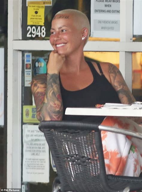 Amber Rose Covers Her Famous Derriere In Sweatpants As The Model Takes Mom Dorothy Out For Lunch