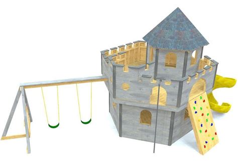 Wooden toys are a joy to make and to give to the lucky child. Whimsical Castle Plan | Play houses, Castle plans, Castle playhouse plans