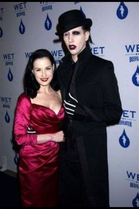 Marilyn Manson And His Wife Dita Von Tesse Marilyn Manson Manson Model