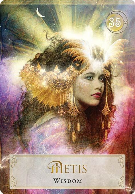 Goddess Power Oracle Metis Wisdom Experience Woven Together With