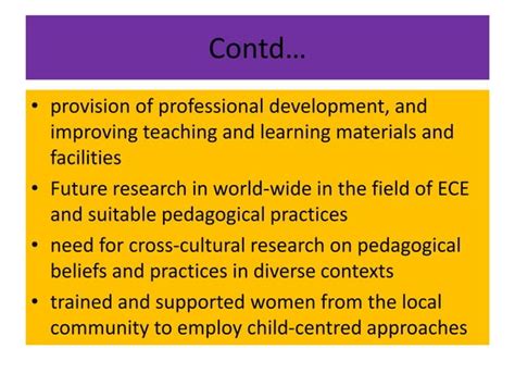 Pedagogical Approaches And Practices In Early Childhood Education