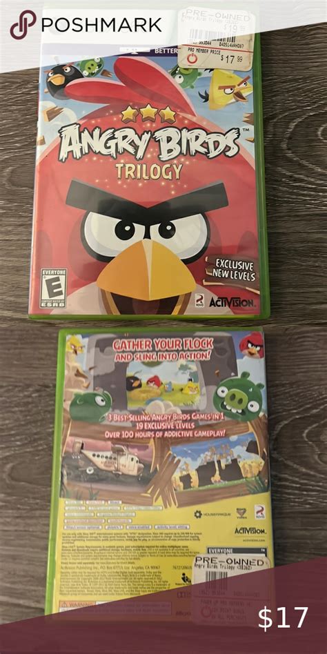 Angry Birds Trilogy For The Xbox 360 Activision Angry Birds Xbox 360