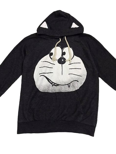 Designer Japanese Doraemon Cartoon Hoodie Grailed