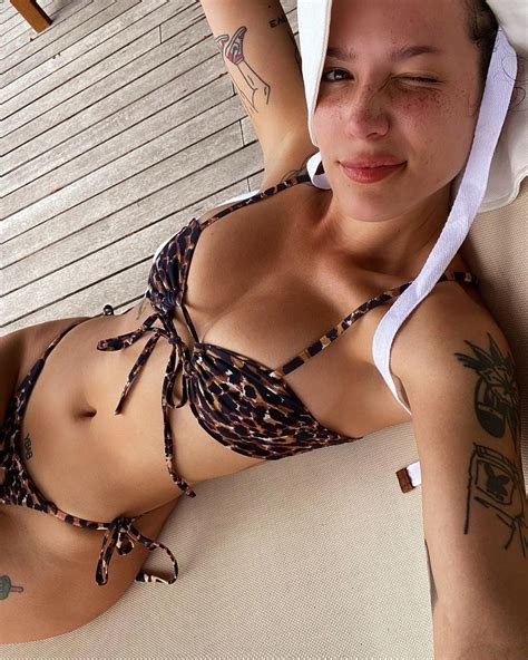 Halsey Sydney Sweeney Are Jaw Dropping Dream Girls In Skimpy Swimsuits