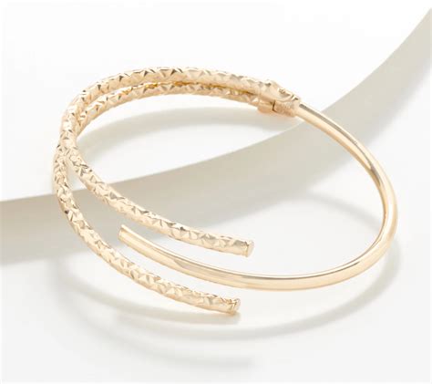 As Is Eternagold 14k Gold Average Bypass Bangle 63g