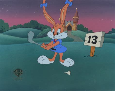 Tiny Toons Original Production Cel Babs Bunny In 2022 Looney Tunes