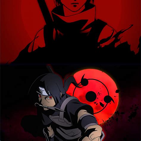 Itachi Simple Amoled Wallpapers Wallpaper Cave