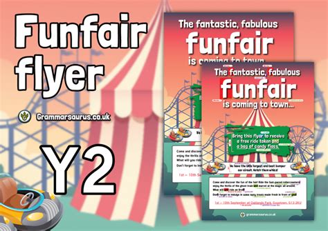 Year 2 Model Text Persuasive Leaflet The Funfair Flyer Gbsct P2