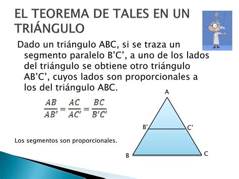 PPT EL TEOREMA DE TALES EN UN TRIÁNGULO PowerPoint Presentation free download ID