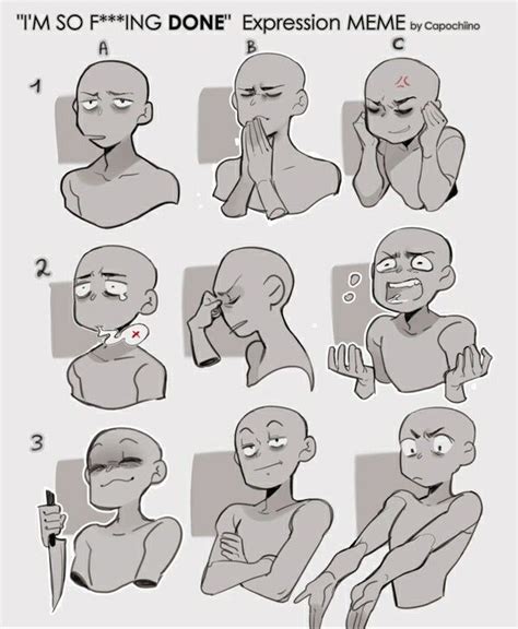 Pin by Ми on references Drawing face expressions Drawing