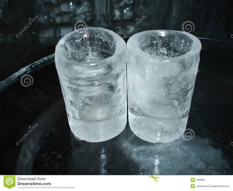 Ice Glasses Stock Image Image Of Cold Frost Frosty Table 333089