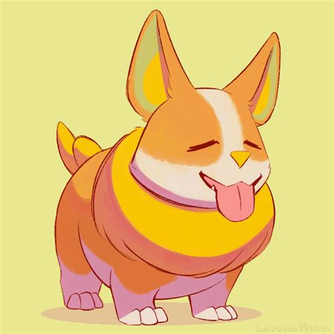 another lil' yamper gif - dreaming and scheming