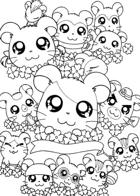 Cute Cartoon Animals Coloring Pages Coloring Home