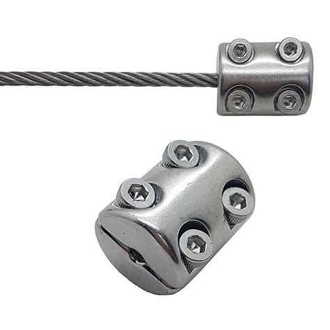 Stainless Steel Wire Rope Clamp Heavy Duty Wire Stopper