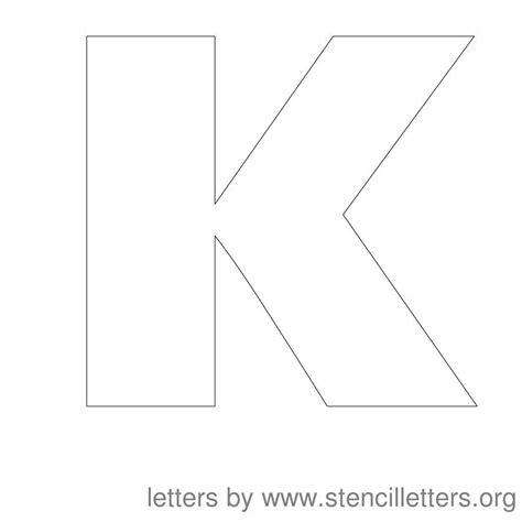 Letter K Template Free Printable Estelle Gimbels Letter Worksheets