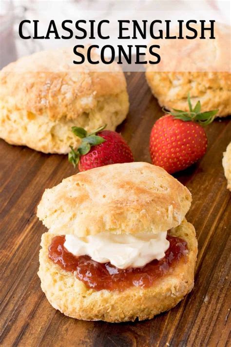Classic English Scones Culinary Ginger Recipe In English
