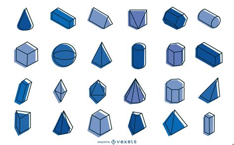 Geometric Shapes Collection Vector Download