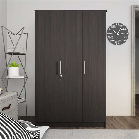 Cozycasa Bedroom Armoire Wardrobe Wooden Closet Clothes Cabinet Storage