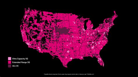 5g Coverage Map Every Us City With Atandt Verizon And T Mobile 5g