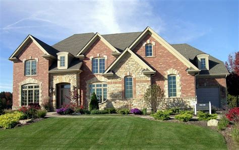 Beautiful Traditional Exterior With Brick And Stone Home Channel Tv