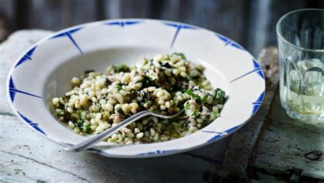 Pearl Barley With Spinach And Pork Mince Recipe Bbc Food
