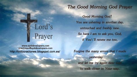Good Morning Prayer To God