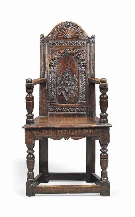 Elizabethan Oak Armchair Circa Late 1500s Furniture Antique