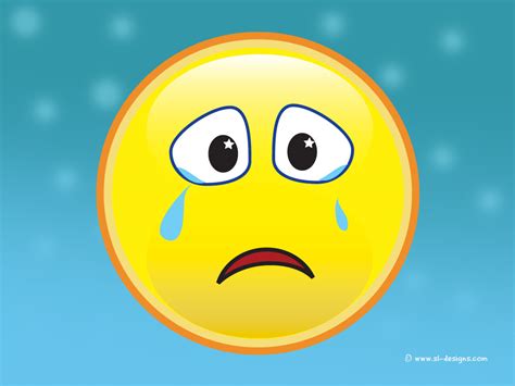 Blue Sad Faces Clip Art