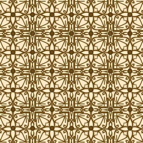 Background Pola Ubin Dengan Latar Belakang Batik Modern Berwarna Coklat