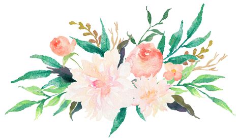 Watercolor Flowers Png Free At Getdrawings Free Download