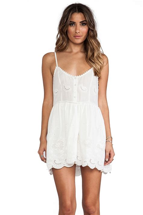 Spell Indian Summer Sun Dress In White From Fashion