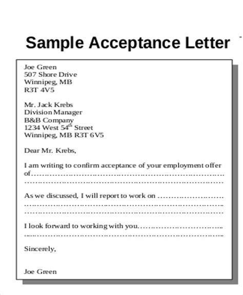 Check spelling or type a new query. FREE 8+ Sample Proposal Acceptance Letter Templates in MS ...