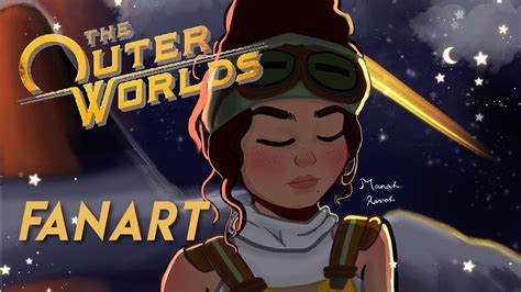 The Outer Worlds Parvati Fanart Youtube