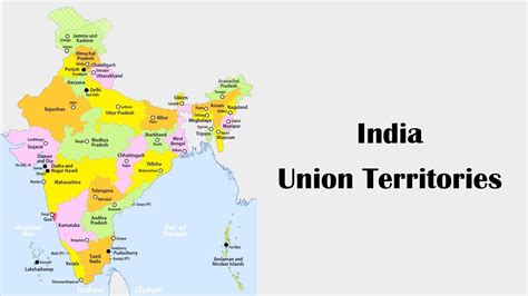 Union Territories Of India Map