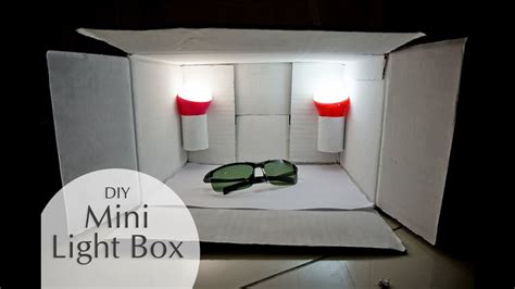 Diy Mini Light Studio With Cardboard Box Youtube