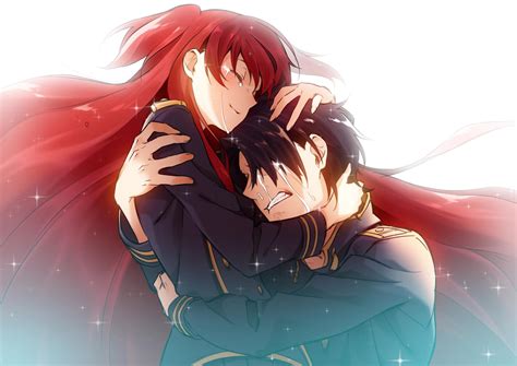 Couple Anime Hug Cry Anime Hugging Wallpaper Posted By John Sellers