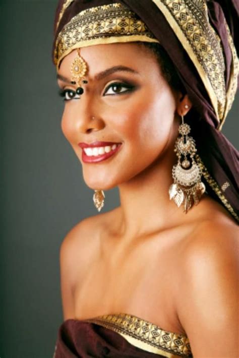 Ethiopian Princess Jewelry Earrings And Headpiece