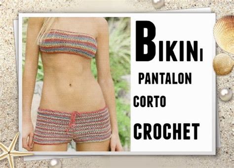 Bikini De Pantal N Corto Crochet