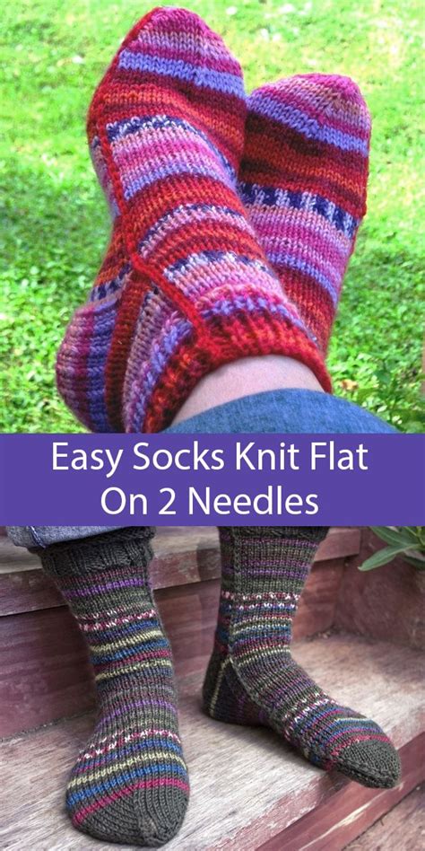 Easy Socks On 2 Needles Knitting Patterns These Easy To Knit Socks