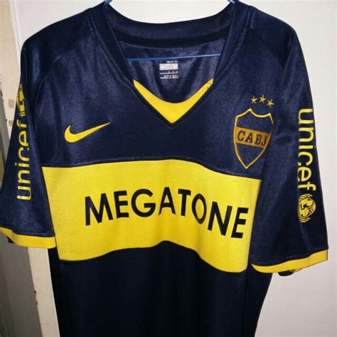 Boca juniors argentina 2010/2011 home football shirt jersey nike size m adult. Boca Juniors 08-09 Jersey, Sports, Sports Apparel on Carousell