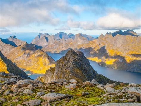 Lofoten Alps Norway Landscape Nature Rocky Mountains Mountain Peaks Fjords 4k Ultra Hd Desktop