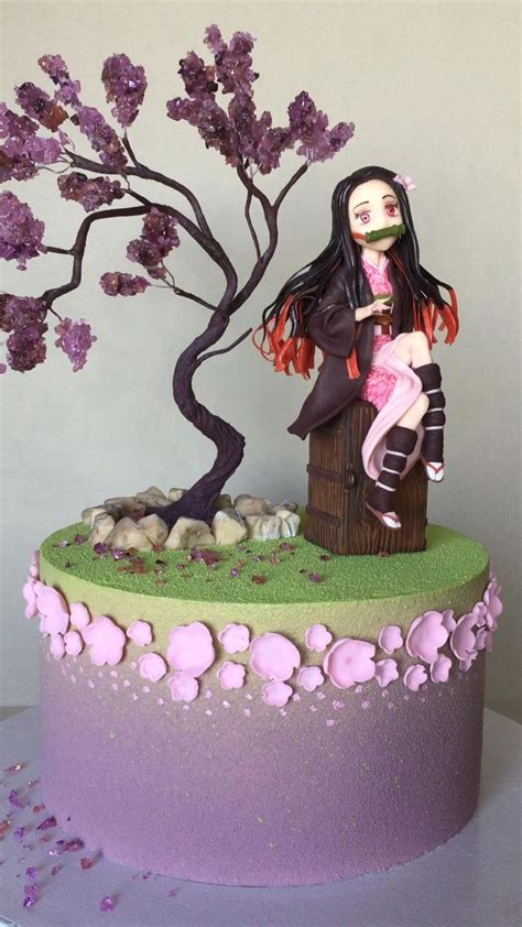 Nezuco Cake Video Anime Cake Pretty Birthday Cakes Themed Cakes